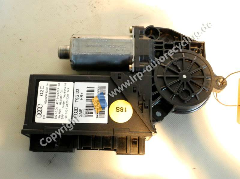 Audi A8 4E D3 original Fensterhebermotor hinten rechts Bj.2004